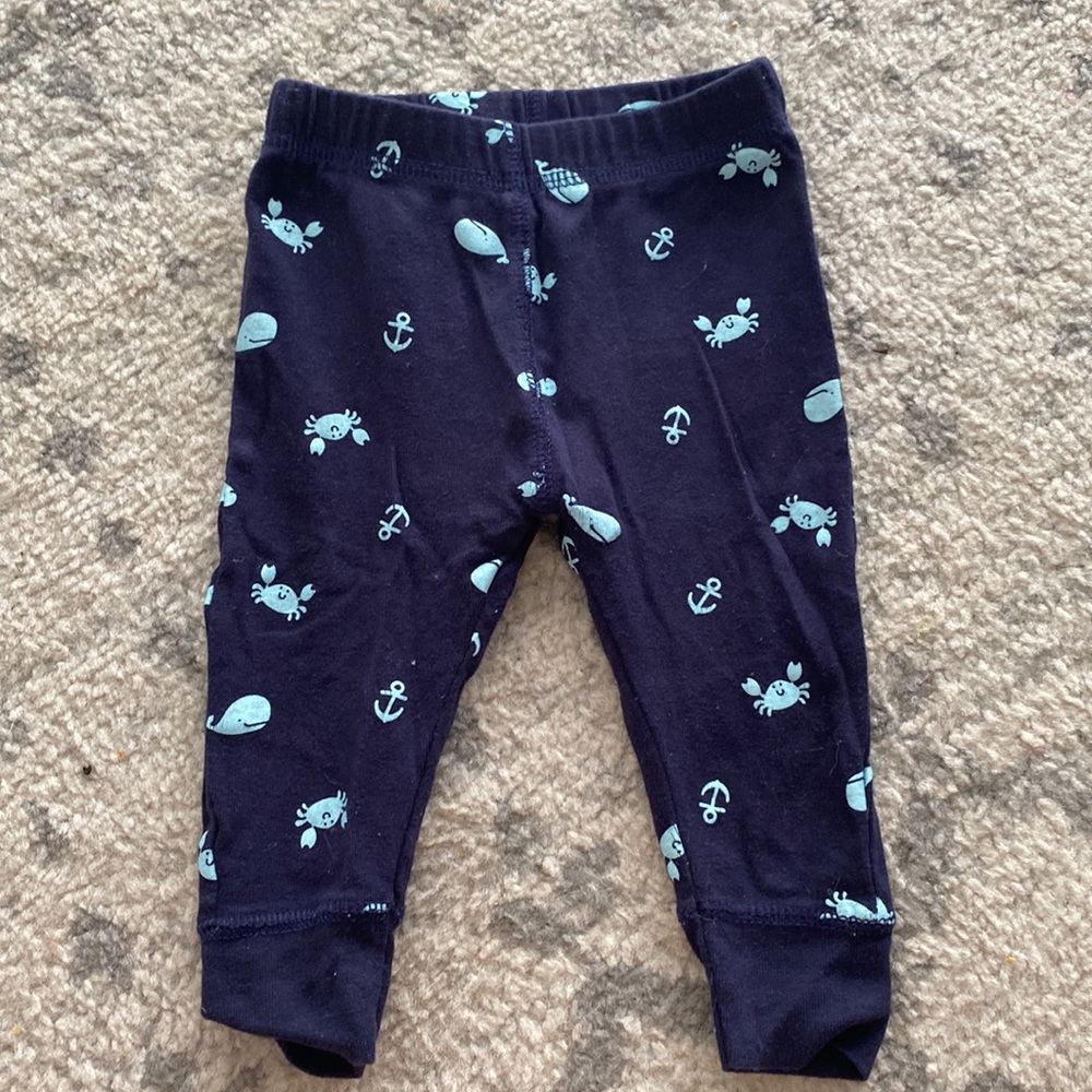 Ocean Themed Baby Pants